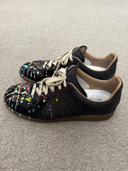 SS20 Maison Margiela Paint Splatter GAT Low Top Sneakers