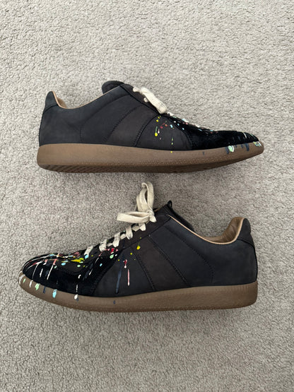 SS20 Maison Margiela Paint Splatter GAT Low Top Sneakers