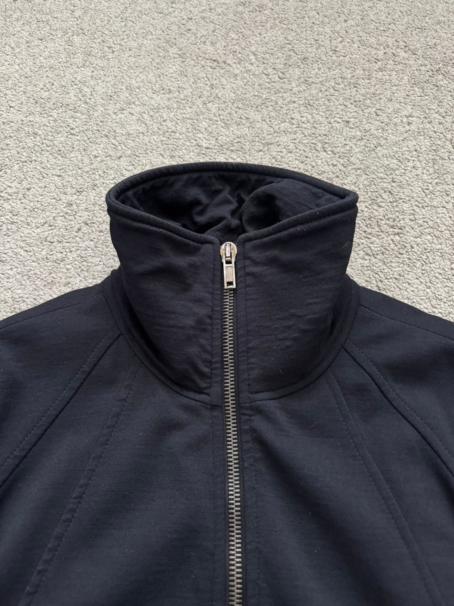 FW09 Rick Owens Mainline "Crust" Intarsia High Neck Jacket