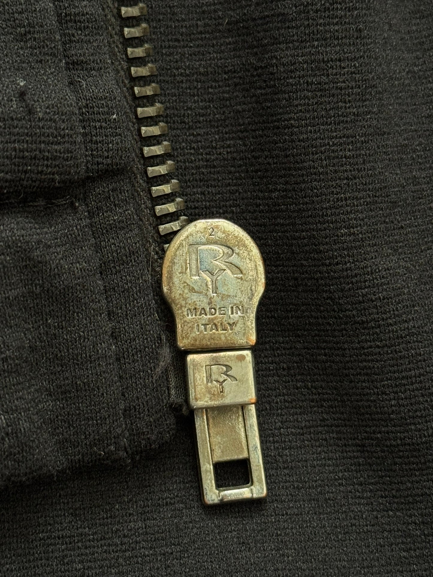 FW09 Rick Owens Mainline "Crust" Intarsia High Neck Jacket