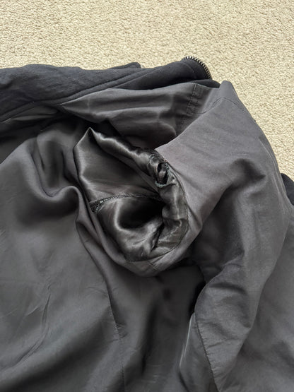 FW09 Rick Owens Mainline "Crust" Intarsia High Neck Jacket