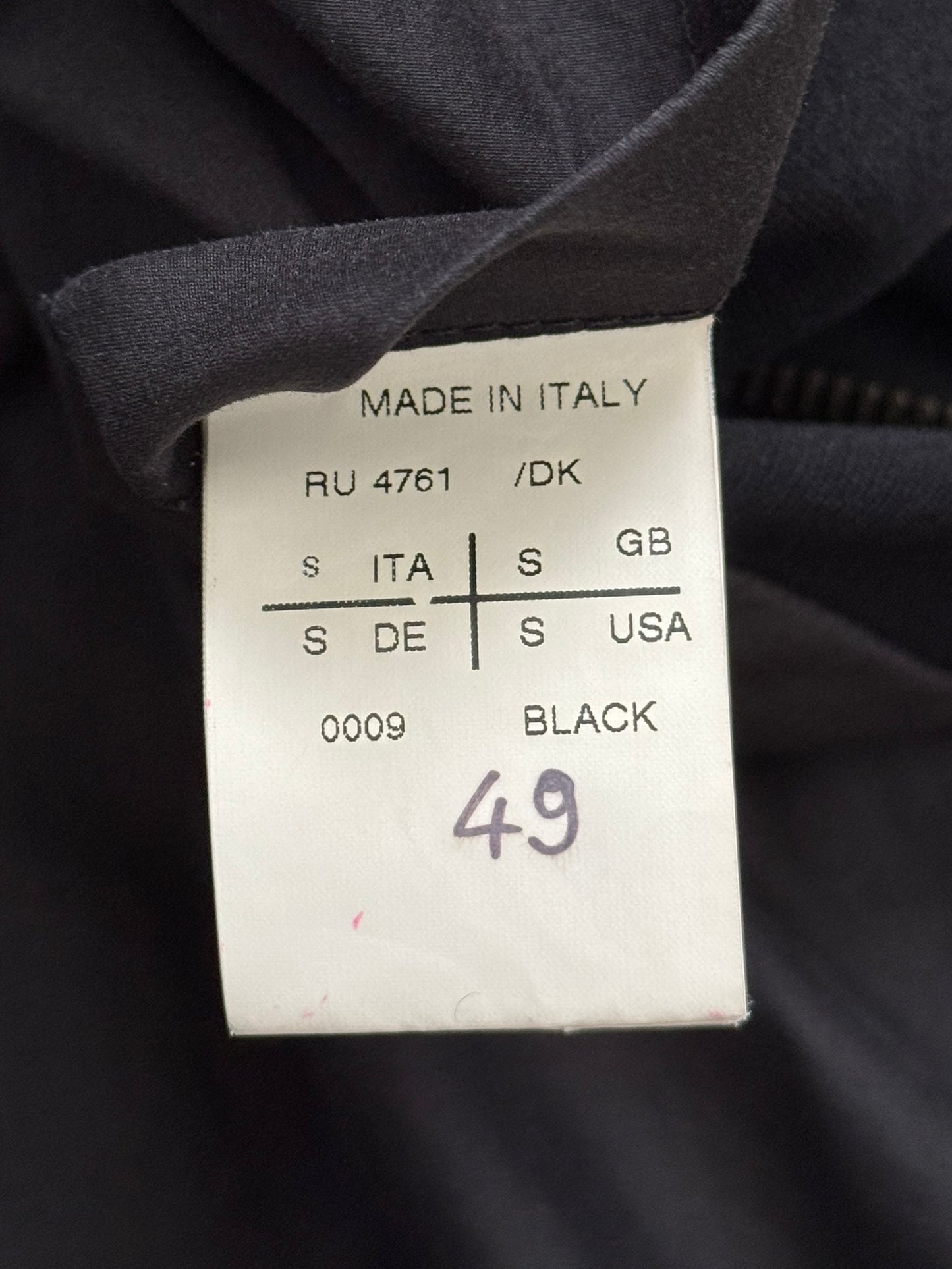 FW09 Rick Owens Mainline "Crust" Intarsia High Neck Jacket