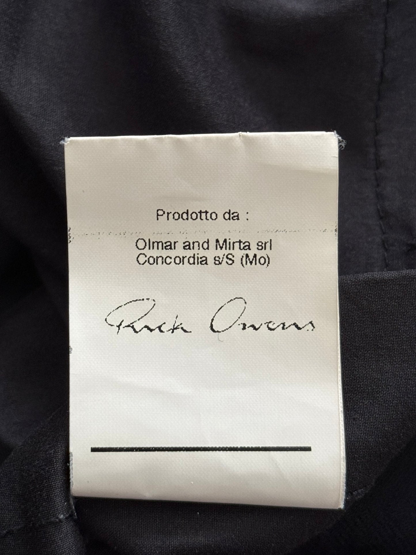 FW09 Rick Owens Mainline "Crust" Intarsia High Neck Jacket