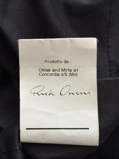 FW09 Rick Owens Mainline "Crust" Intarsia High Neck Jacket