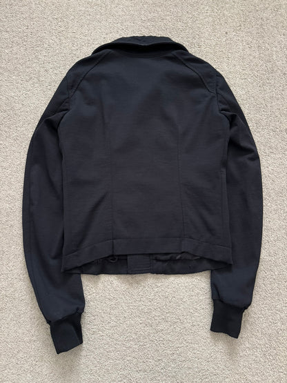 FW09 Rick Owens Mainline "Crust" Intarsia High Neck Jacket