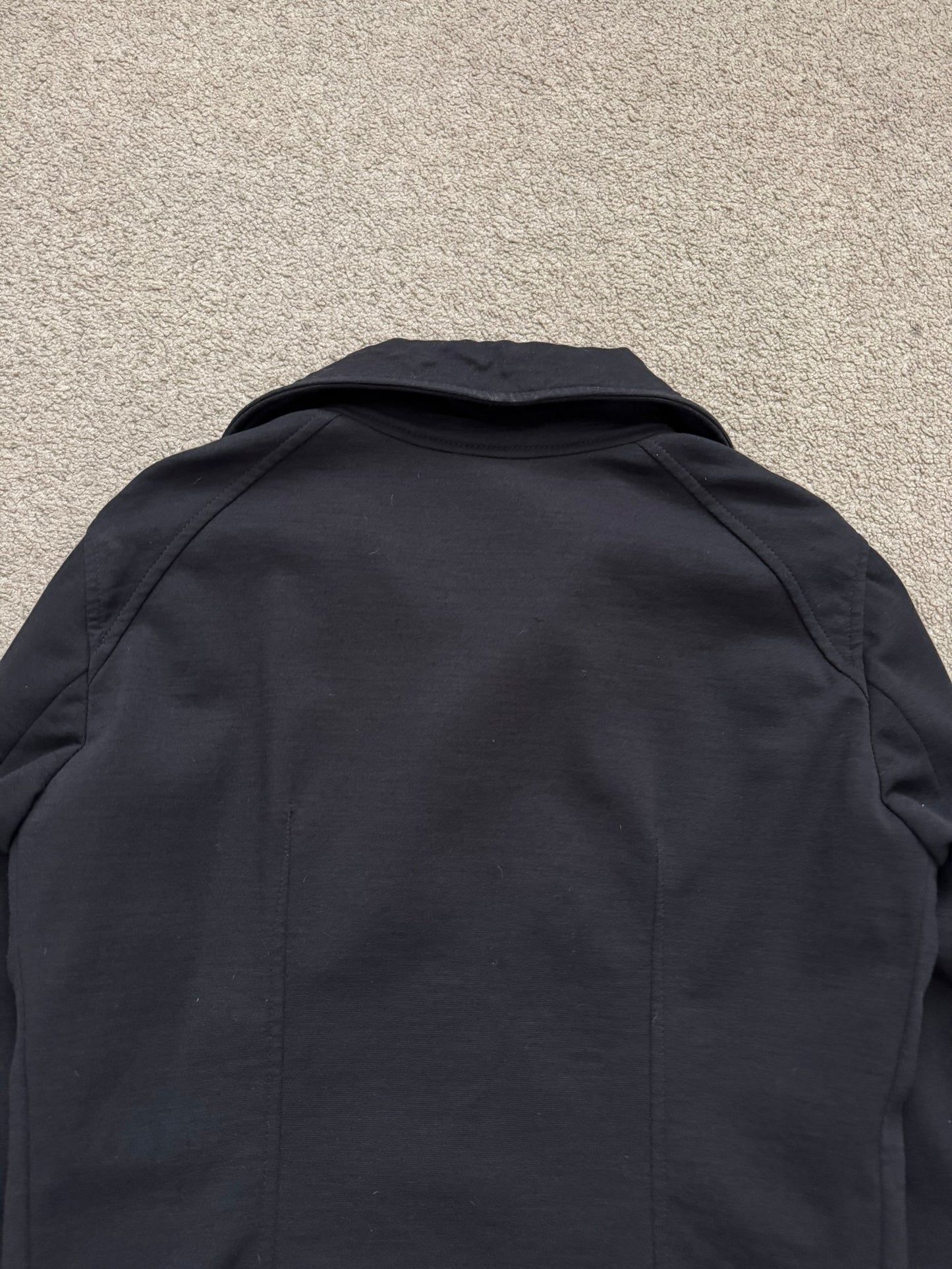 FW09 Rick Owens Mainline "Crust" Intarsia High Neck Jacket