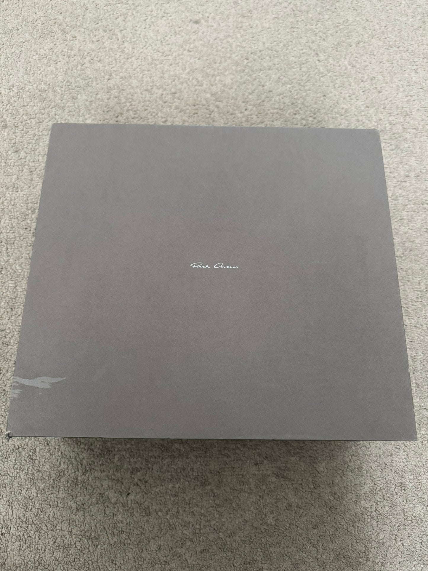 FW18 Rick Owens Mainline Black & White Geobasket Sneakers