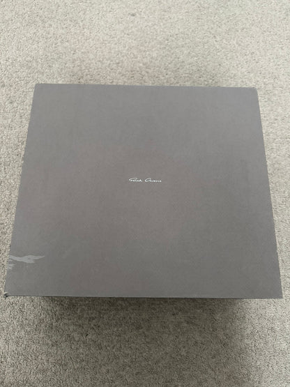 FW18 Rick Owens Mainline Black & White Geobasket Sneakers