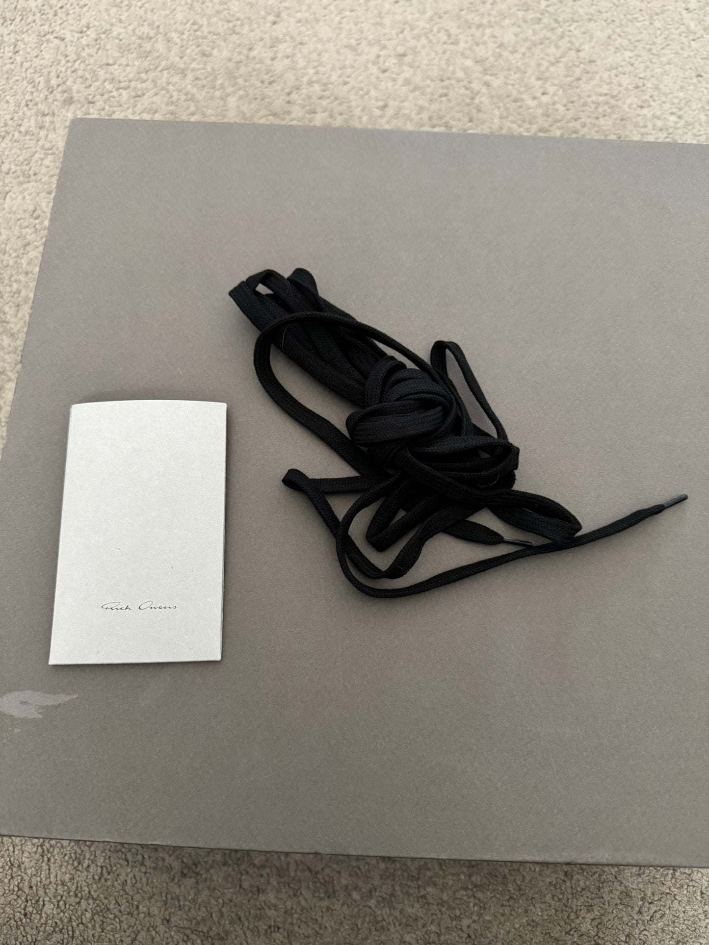 FW18 Rick Owens Mainline Black & White Geobasket Sneakers