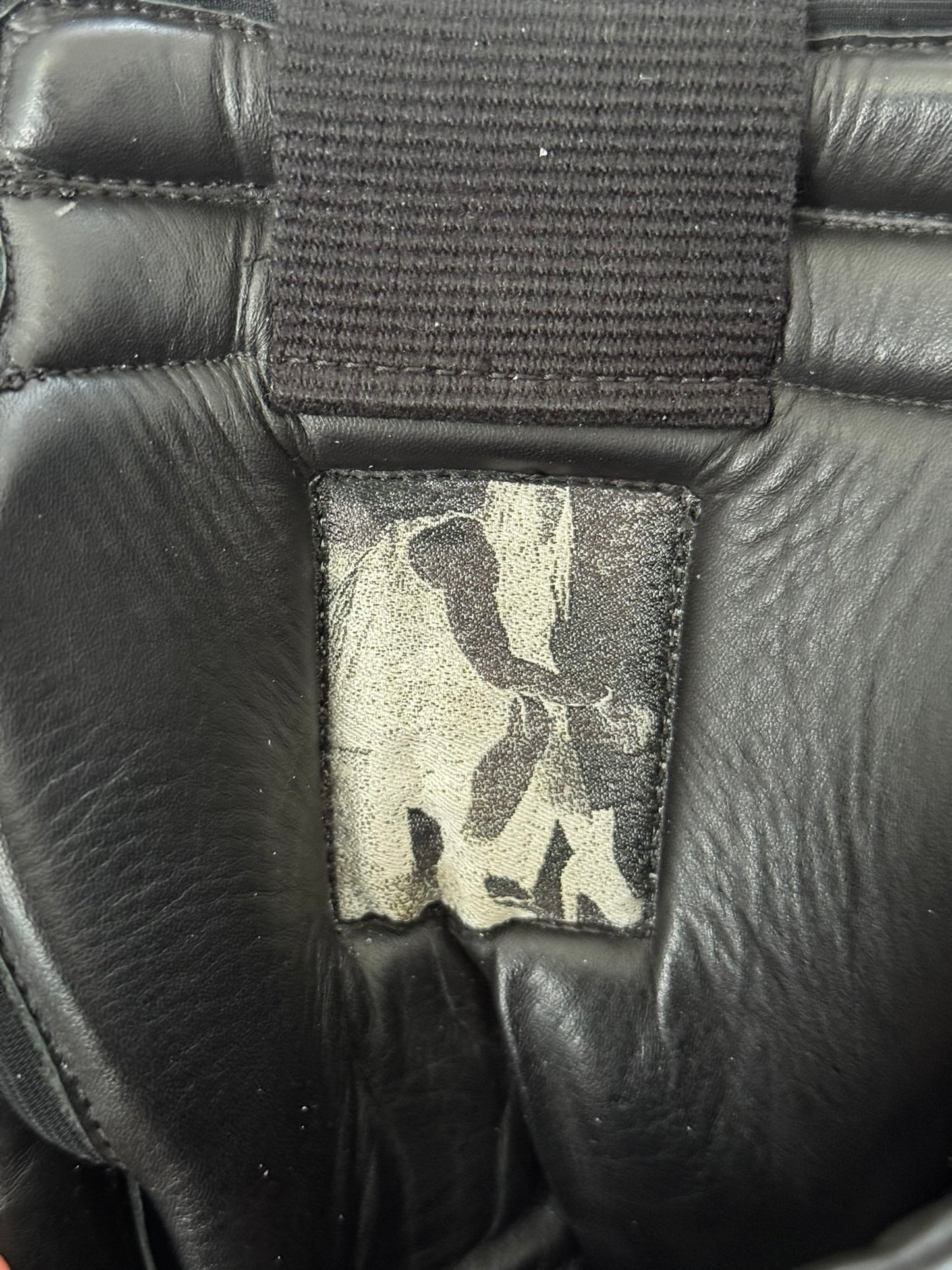 FW18 Rick Owens Mainline Black & White Geobasket Sneakers