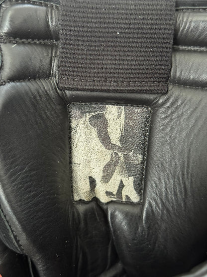 FW18 Rick Owens Mainline Black & White Geobasket Sneakers