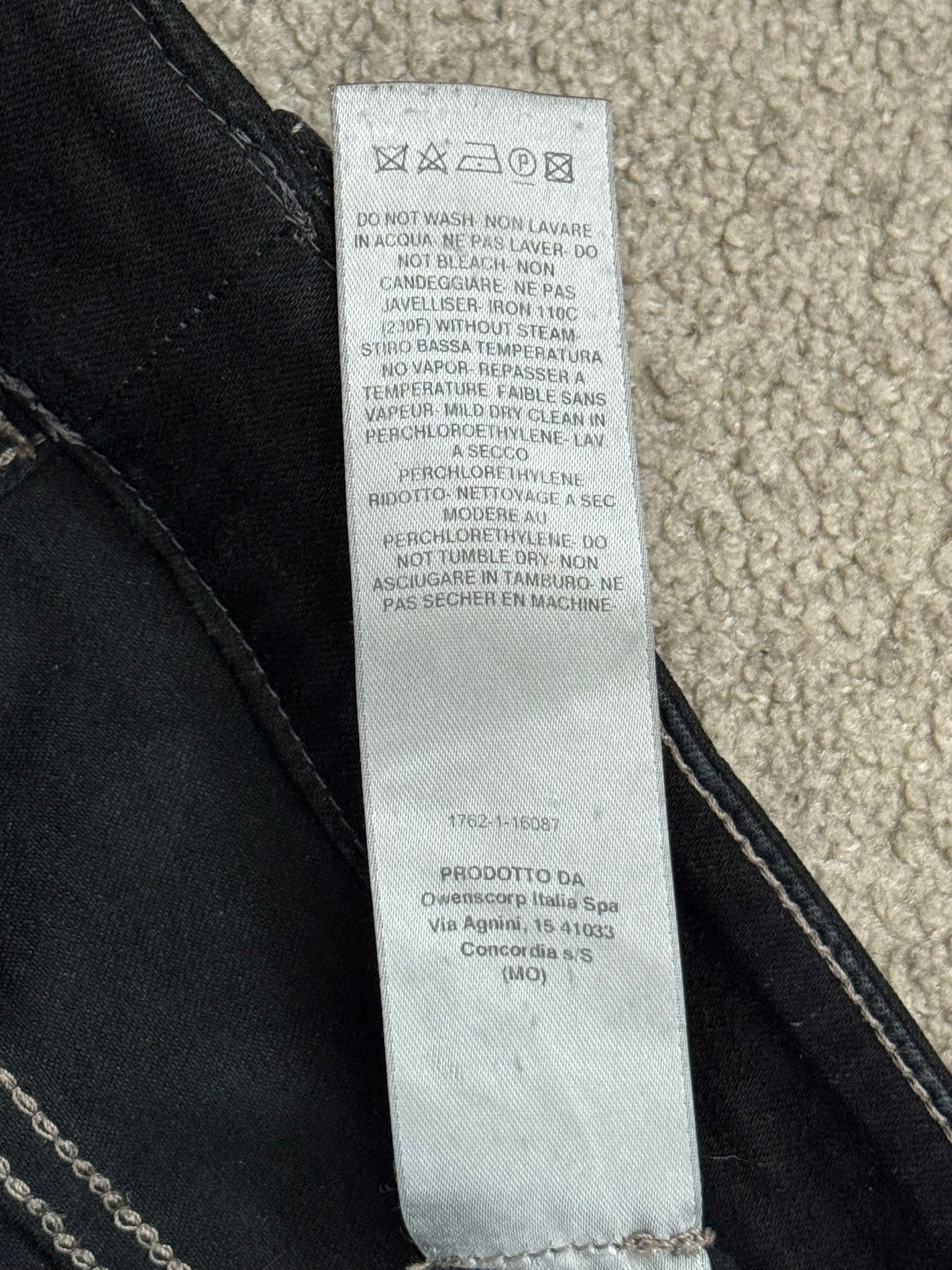 FW20 Rick Owens DRKSHDW Black Waxed Detroit Cut Denim Jeans