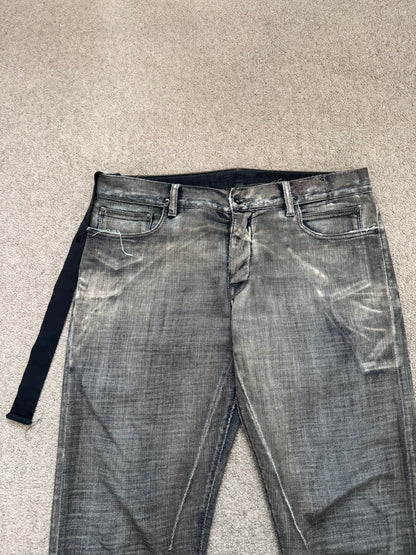 SS11 Rick Owens DRKSHDW "Anthem" Dark Dust Detroit Bootcut Denim Jeans