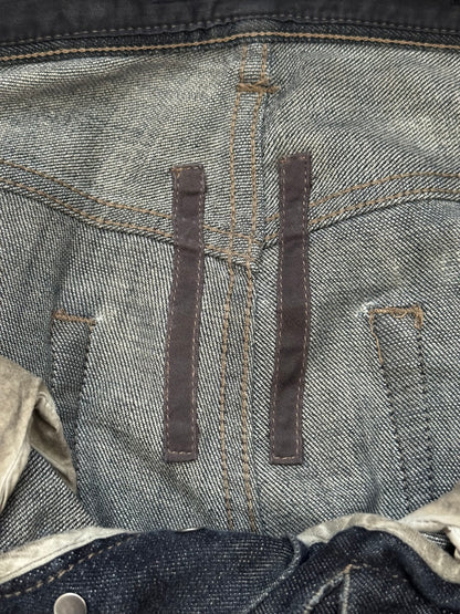 SS11 Rick Owens DRKSHDW "Anthem" Dark Dust Detroit Bootcut Denim Jeans