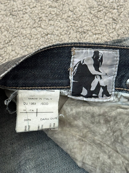 SS11 Rick Owens DRKSHDW "Anthem" Dark Dust Detroit Bootcut Denim Jeans