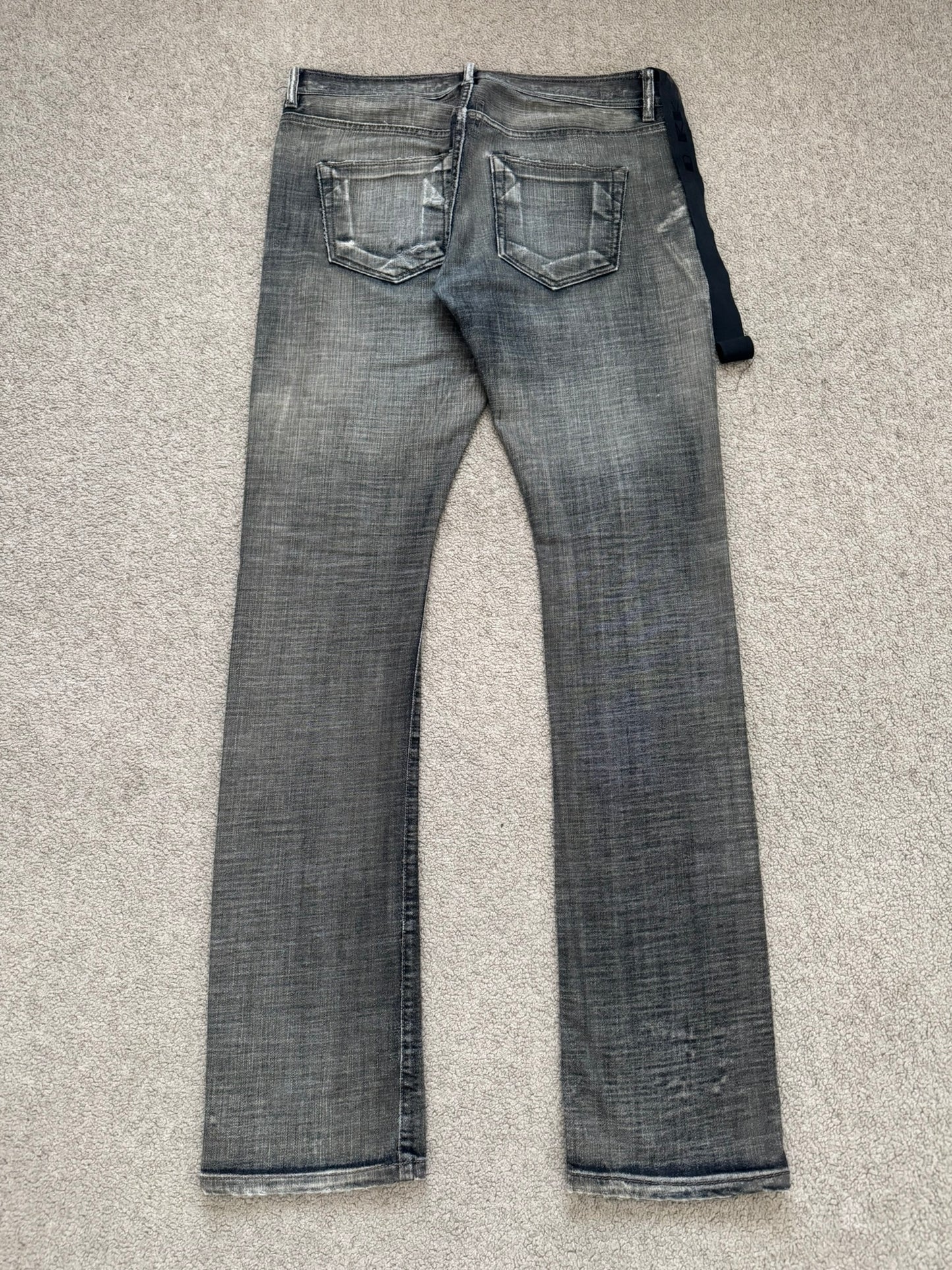 SS11 Rick Owens DRKSHDW "Anthem" Dark Dust Detroit Bootcut Denim Jeans