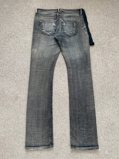 SS11 Rick Owens DRKSHDW "Anthem" Dark Dust Detroit Bootcut Denim Jeans