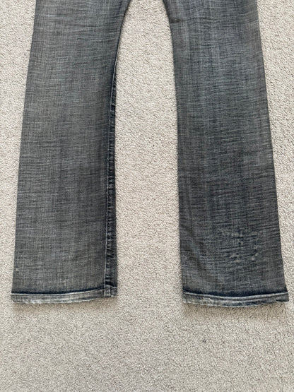SS11 Rick Owens DRKSHDW "Anthem" Dark Dust Detroit Bootcut Denim Jeans
