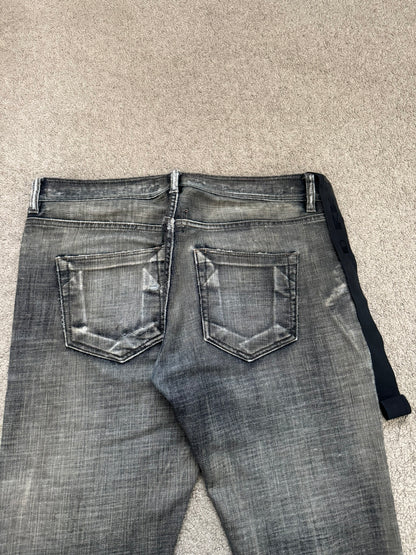 SS11 Rick Owens DRKSHDW "Anthem" Dark Dust Detroit Bootcut Denim Jeans