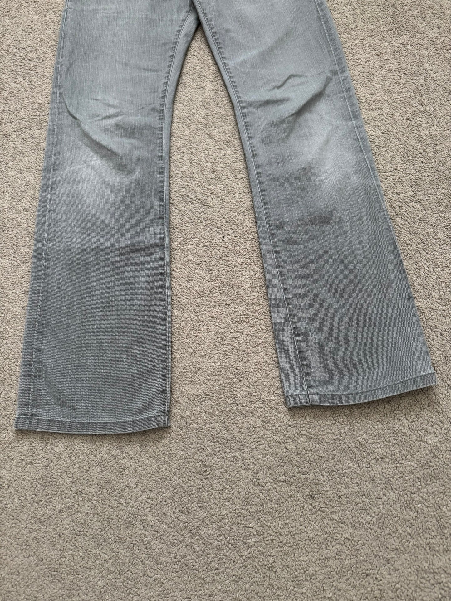 SS06 Dior Homme by Hedi Slimane Distressed Bootcut Denim Jeans