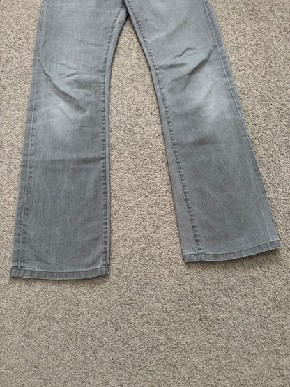 SS06 Dior Homme by Hedi Slimane Distressed Bootcut Denim Jeans