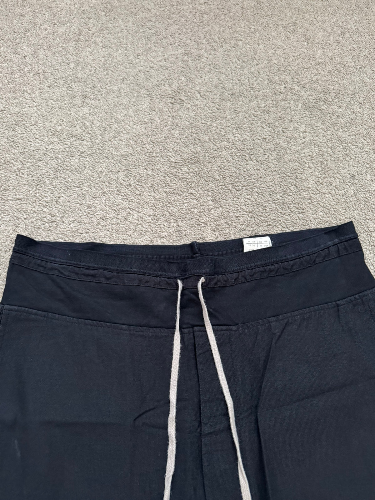 SS09 Rick Owens Mainline "Strutter" Coated Cotton Pods Short