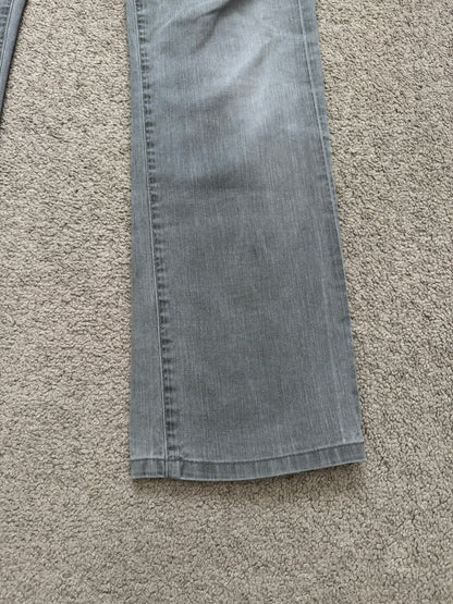 SS06 Dior Homme by Hedi Slimane Distressed Bootcut Denim Jeans