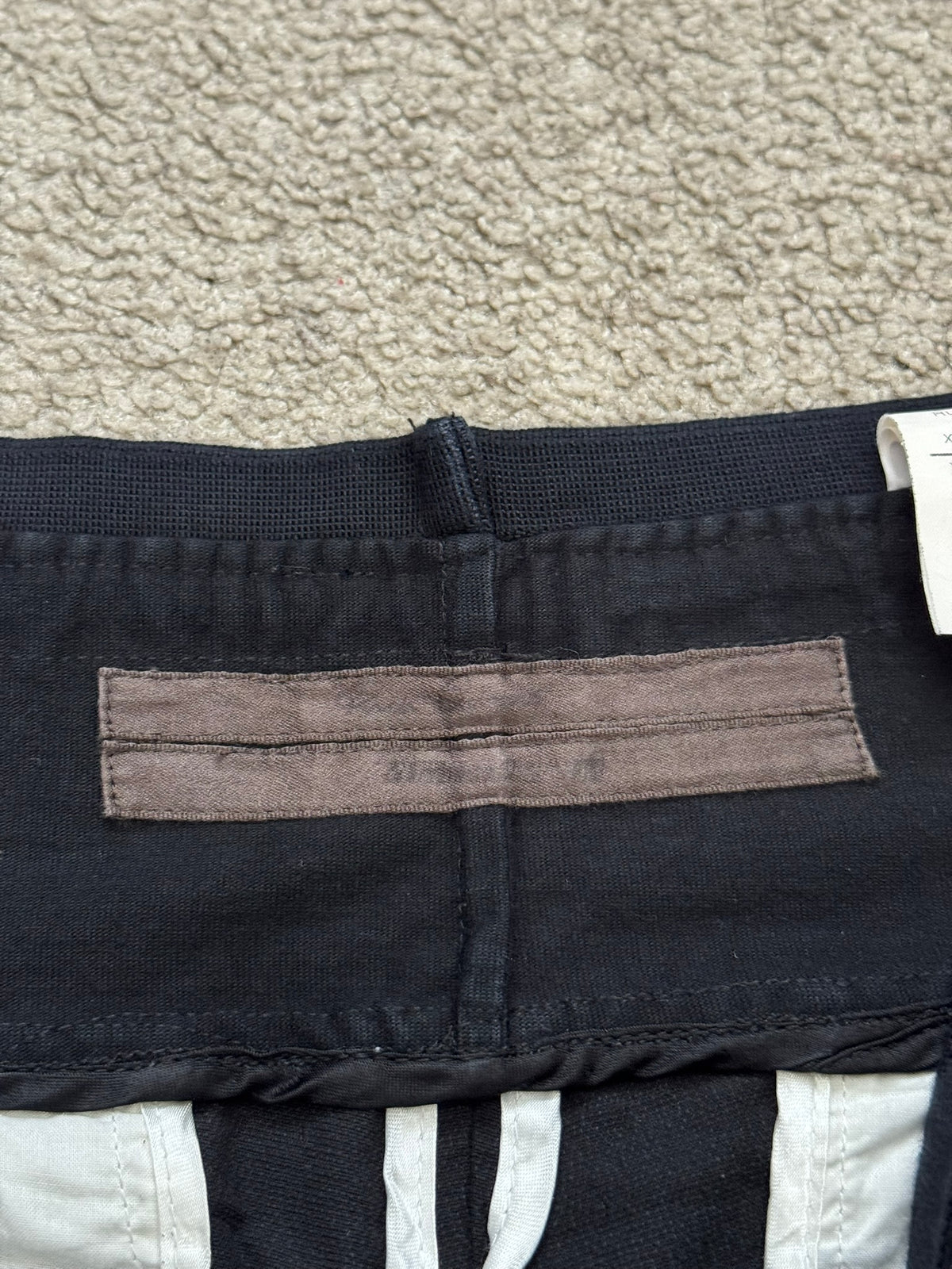 SS09 Rick Owens Mainline "Strutter" Coated Cotton Pods Short