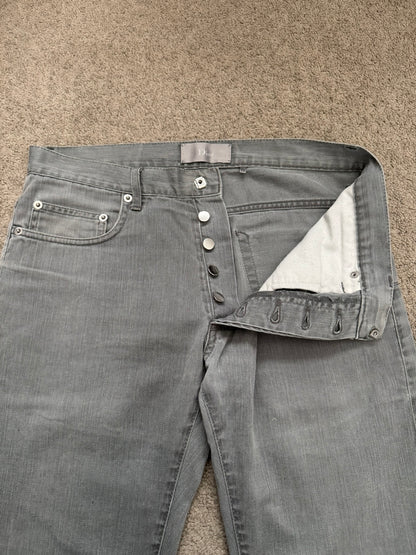 SS06 Dior Homme by Hedi Slimane Distressed Bootcut Denim Jeans