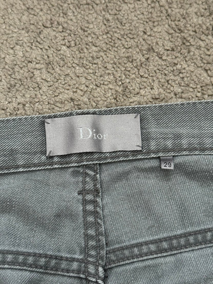 SS06 Dior Homme by Hedi Slimane Distressed Bootcut Denim Jeans