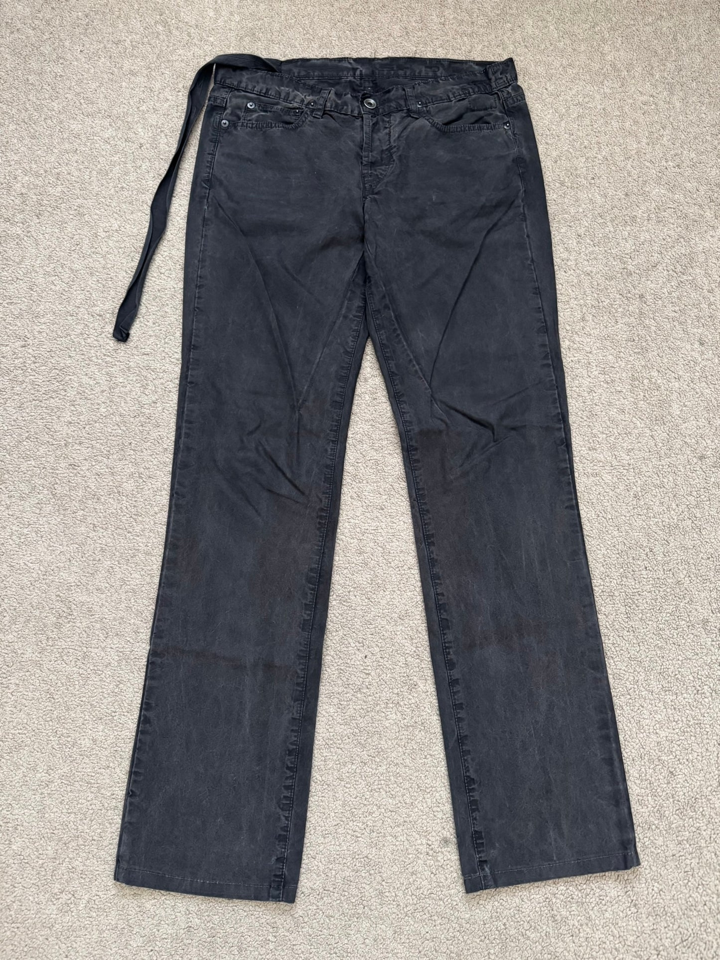 SS09 Rick Owens DRKSHDW "Strutter" Coated Detroit Pants