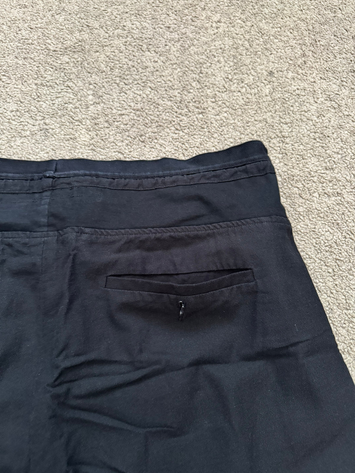 SS09 Rick Owens Mainline "Strutter" Coated Cotton Pods Short