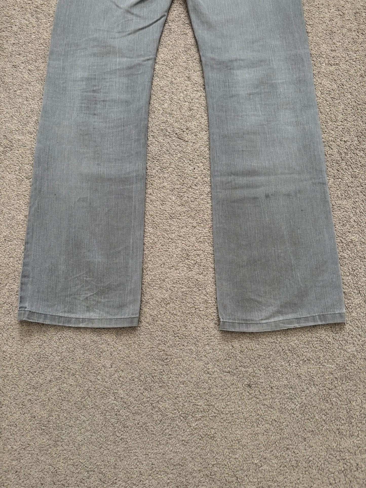SS06 Dior Homme by Hedi Slimane Distressed Bootcut Denim Jeans