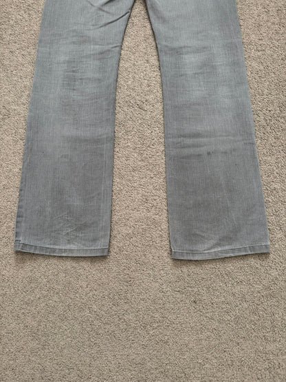 SS06 Dior Homme by Hedi Slimane Distressed Bootcut Denim Jeans