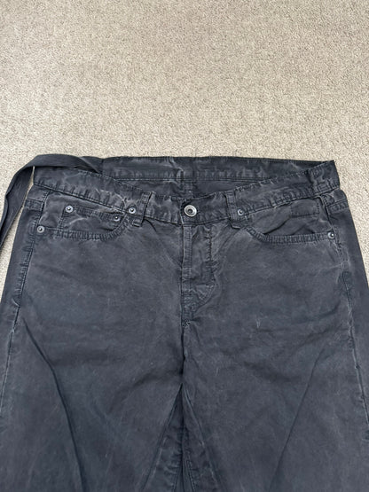 SS09 Rick Owens DRKSHDW "Strutter" Coated Detroit Pants