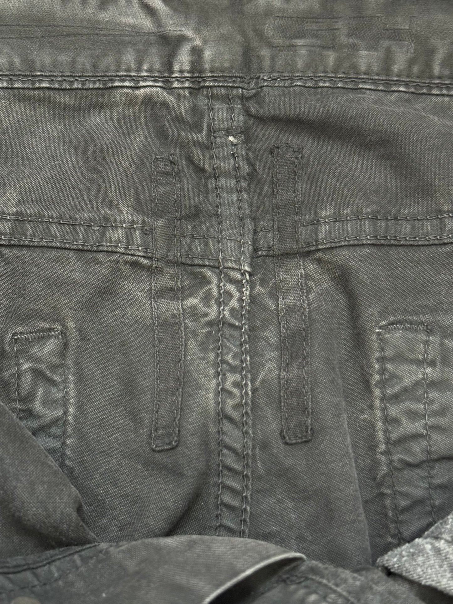 SS09 Rick Owens DRKSHDW "Strutter" Coated Detroit Pants