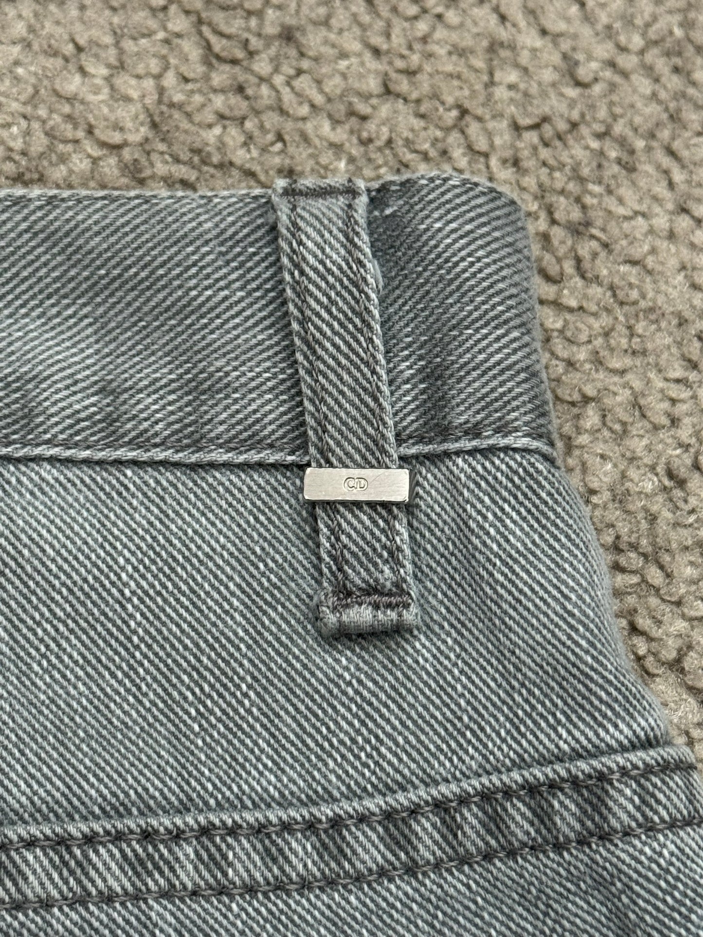 SS06 Dior Homme by Hedi Slimane Distressed Bootcut Denim Jeans