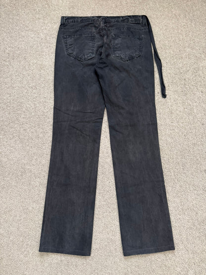 SS09 Rick Owens DRKSHDW "Strutter" Coated Detroit Pants