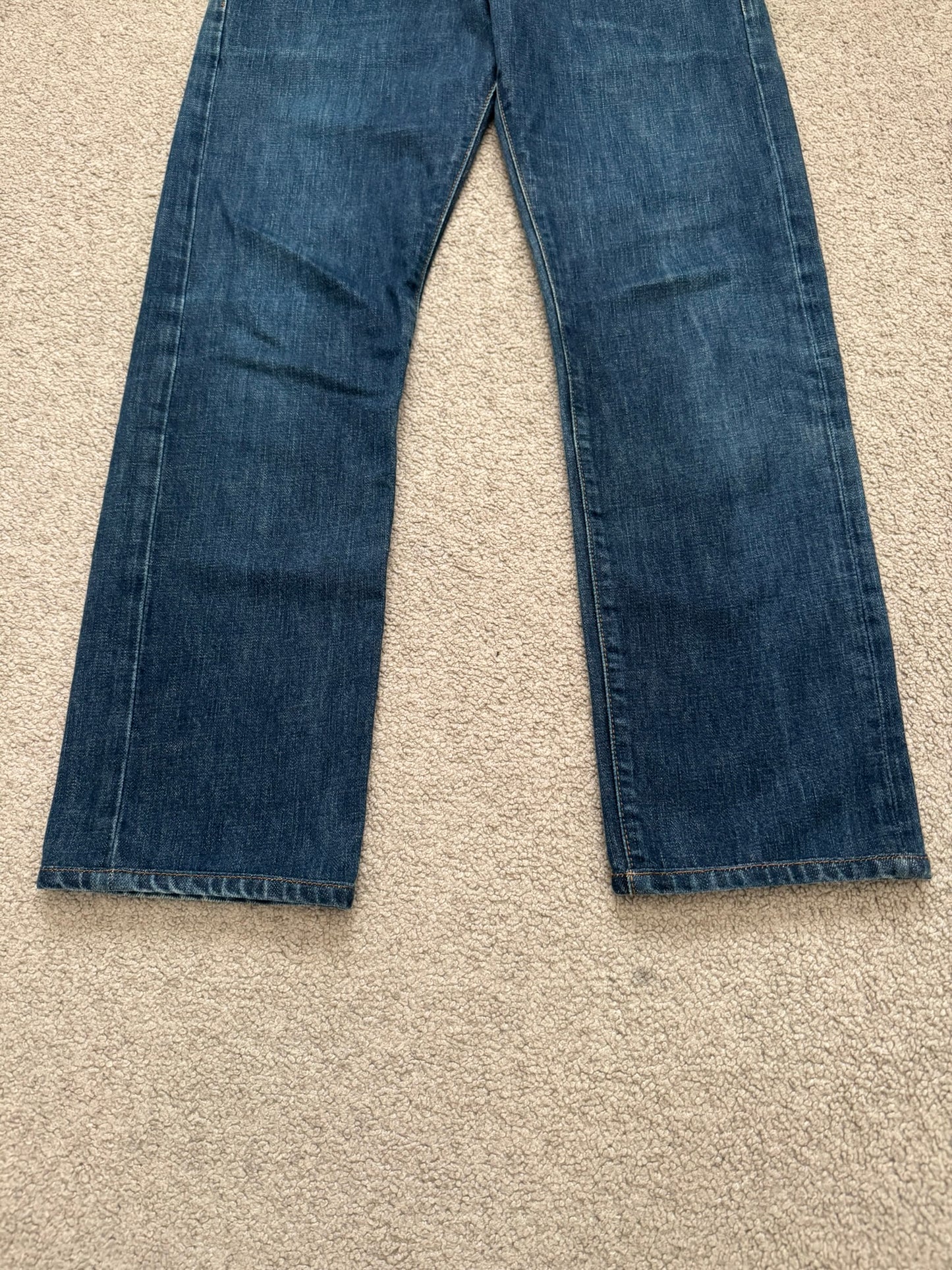SS08 Dior Homme by Kris Van Assche MIJ Blue Washed Denim Jeans