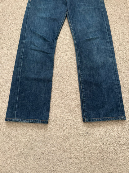 SS08 Dior Homme by Kris Van Assche MIJ Blue Washed Denim Jeans