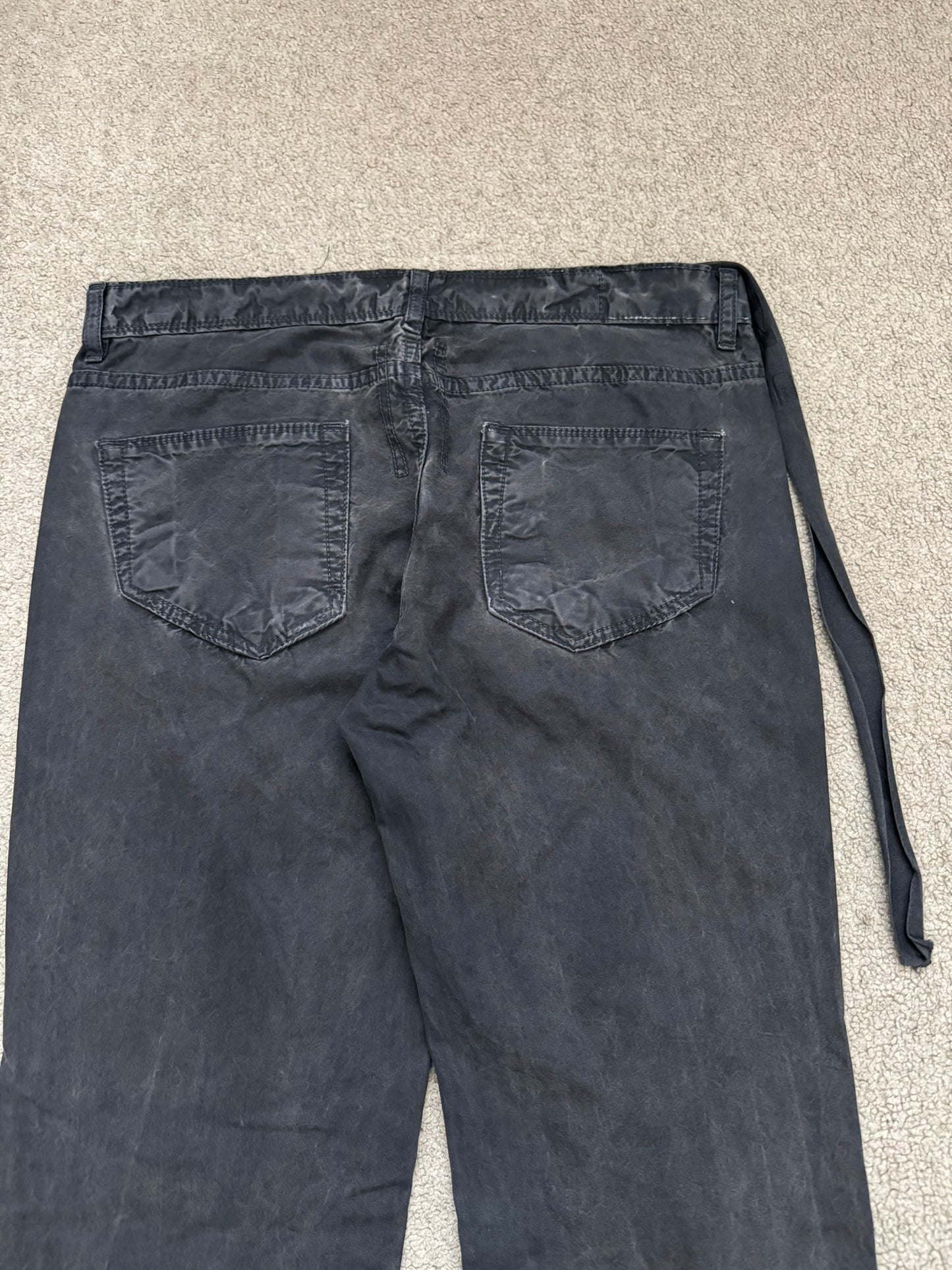 SS09 Rick Owens DRKSHDW "Strutter" Coated Detroit Pants