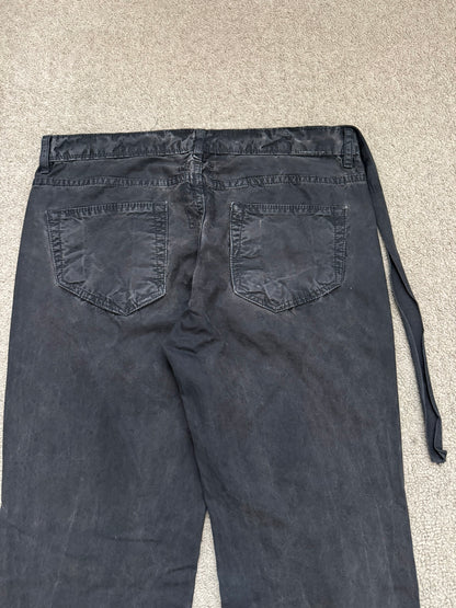 SS09 Rick Owens DRKSHDW "Strutter" Coated Detroit Pants