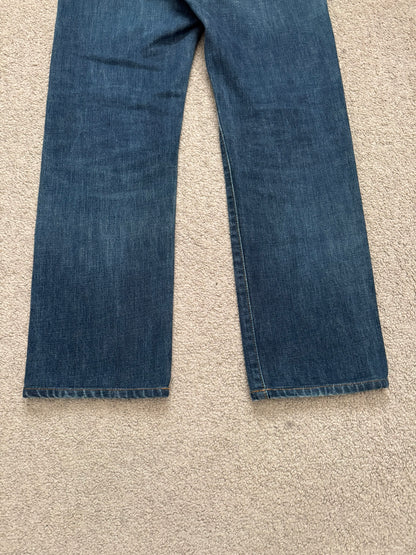 SS08 Dior Homme by Kris Van Assche MIJ Blue Washed Denim Jeans