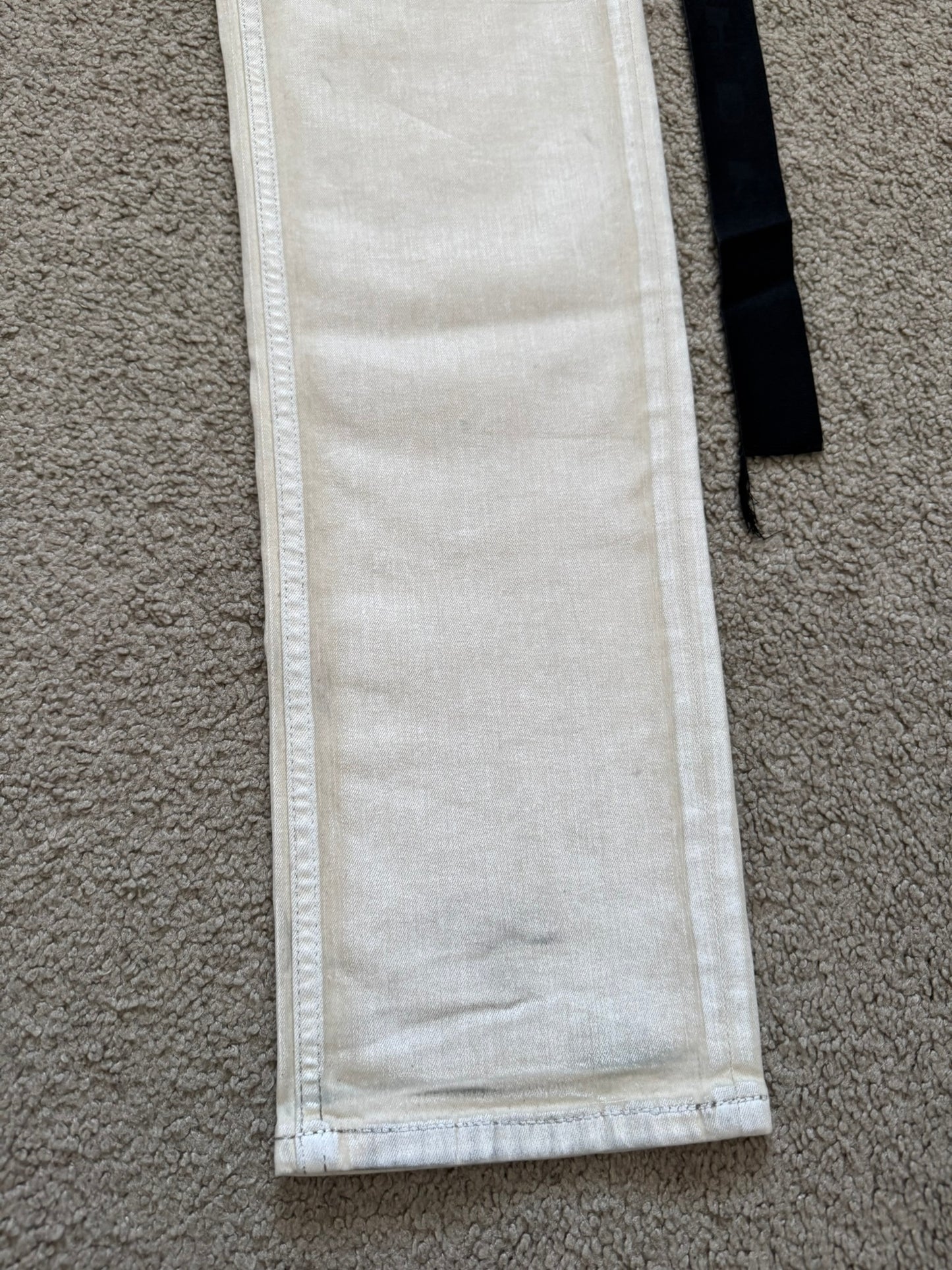 SS22 Rick Owens DRKSHDW Hybrid Two Tone Tyrone Denim Jeans