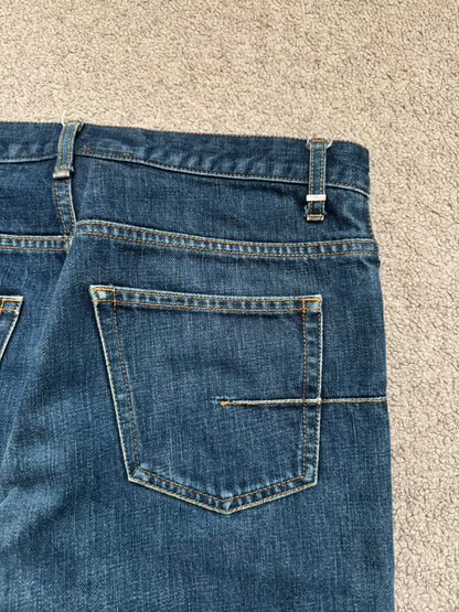 SS08 Dior Homme by Kris Van Assche MIJ Blue Washed Denim Jeans