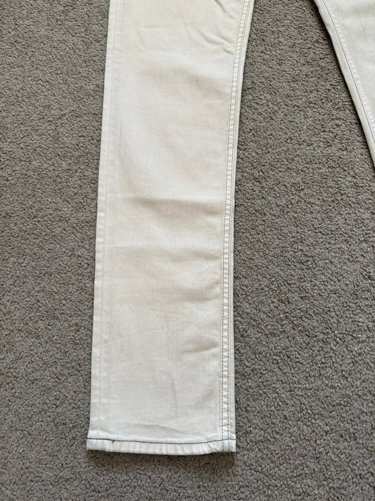 SS22 Rick Owens DRKSHDW Hybrid Two Tone Tyrone Denim Jeans