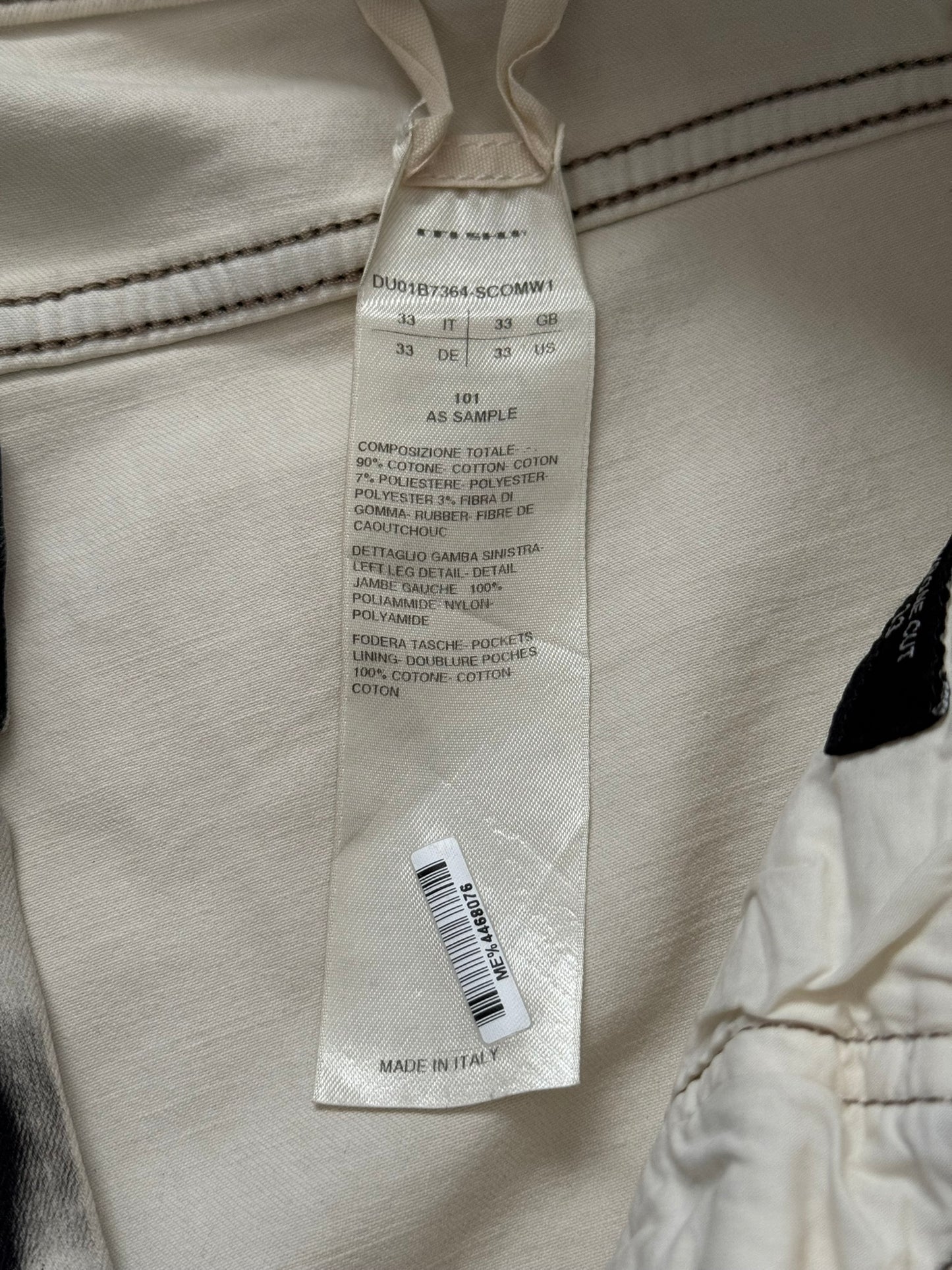 SS22 Rick Owens DRKSHDW Hybrid Two Tone Tyrone Denim Jeans