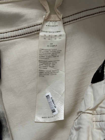 SS22 Rick Owens DRKSHDW Hybrid Two Tone Tyrone Denim Jeans