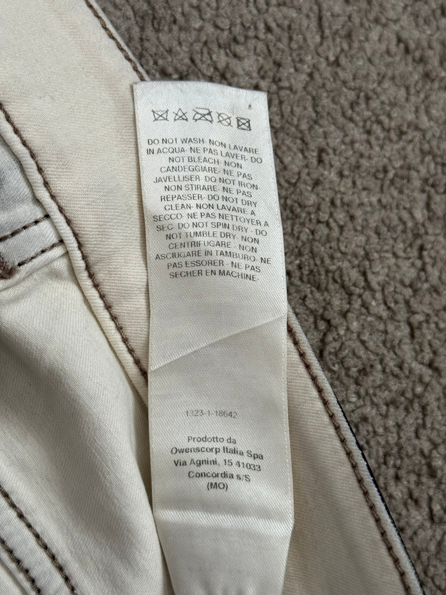 SS22 Rick Owens DRKSHDW Hybrid Two Tone Tyrone Denim Jeans