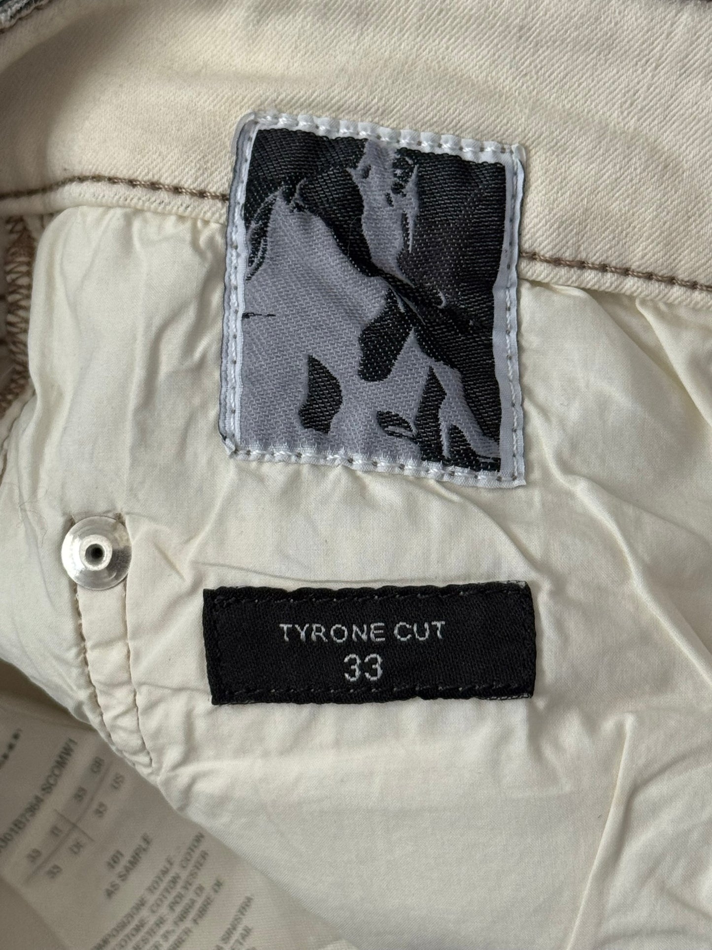 SS22 Rick Owens DRKSHDW Hybrid Two Tone Tyrone Denim Jeans